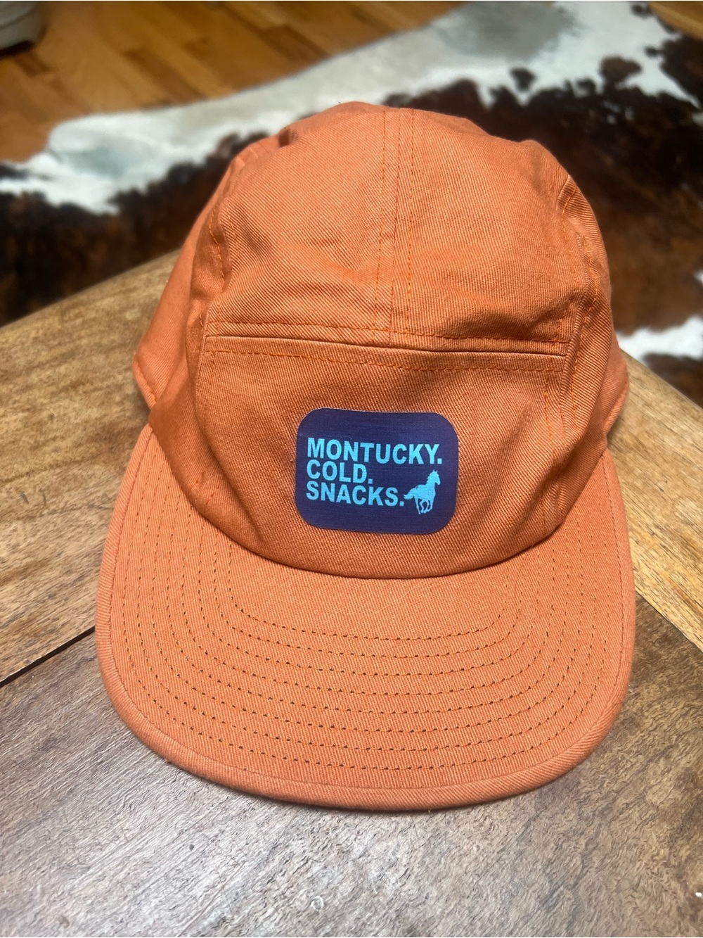 Outdoor research Orange 5-Panel Cap with Montucky patch